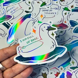 Custom Holographic Sticker Printing My Logo Diecut Vinyl Can Stickers