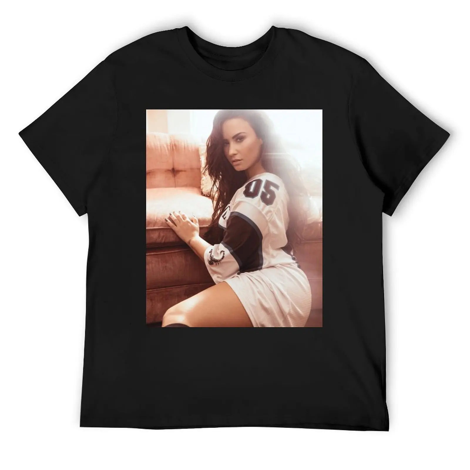 Demi Lovato T-Shirt oversizeds sports fans heavy weight t shirts for men