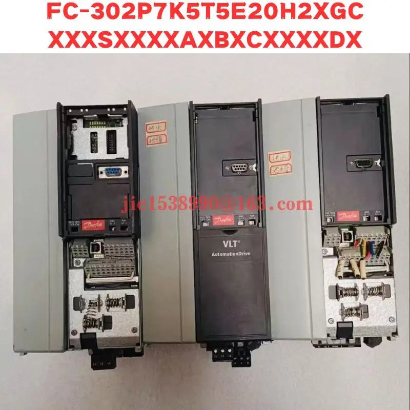 Used Frequency Converter FC-302P7K5T5E20H2XGCXXXSXXXXAXBXCXXXXDX Normal Function Tested OK