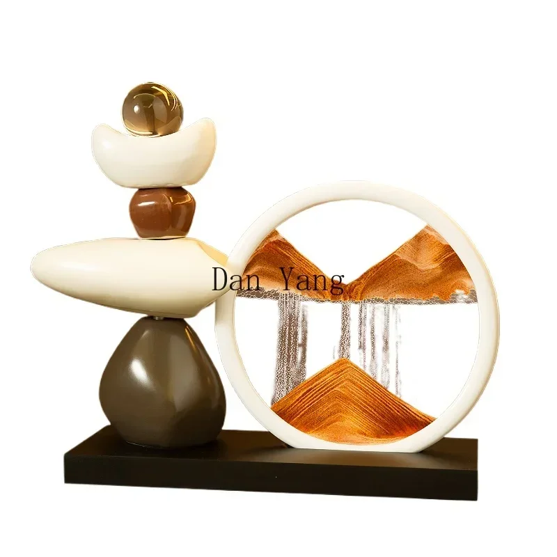 

DY times come and go Quicksand painting ornaments office home living room entrance TV wine cabinet decorations