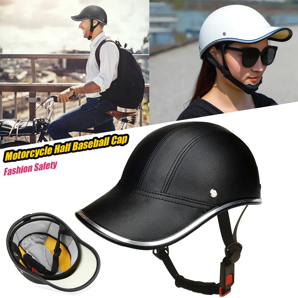 Universal Bicycle Baseball Cap Helmets Summer Safety Windproof Outdoor Neutral Simple Design Cycling Equipment Accessories