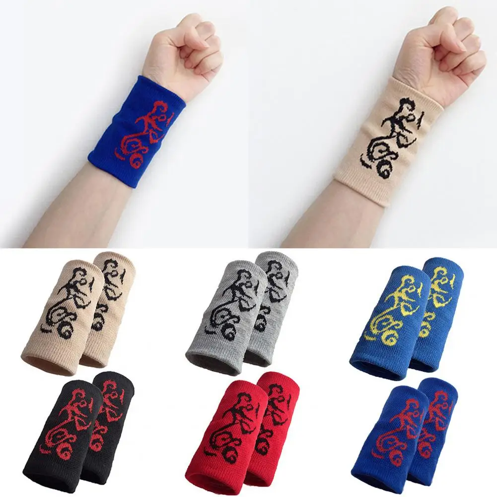 Sports Bracer 1 Pair Chic Knitted Comfortable  Universal Basketball Running Wrist Guards for Sports