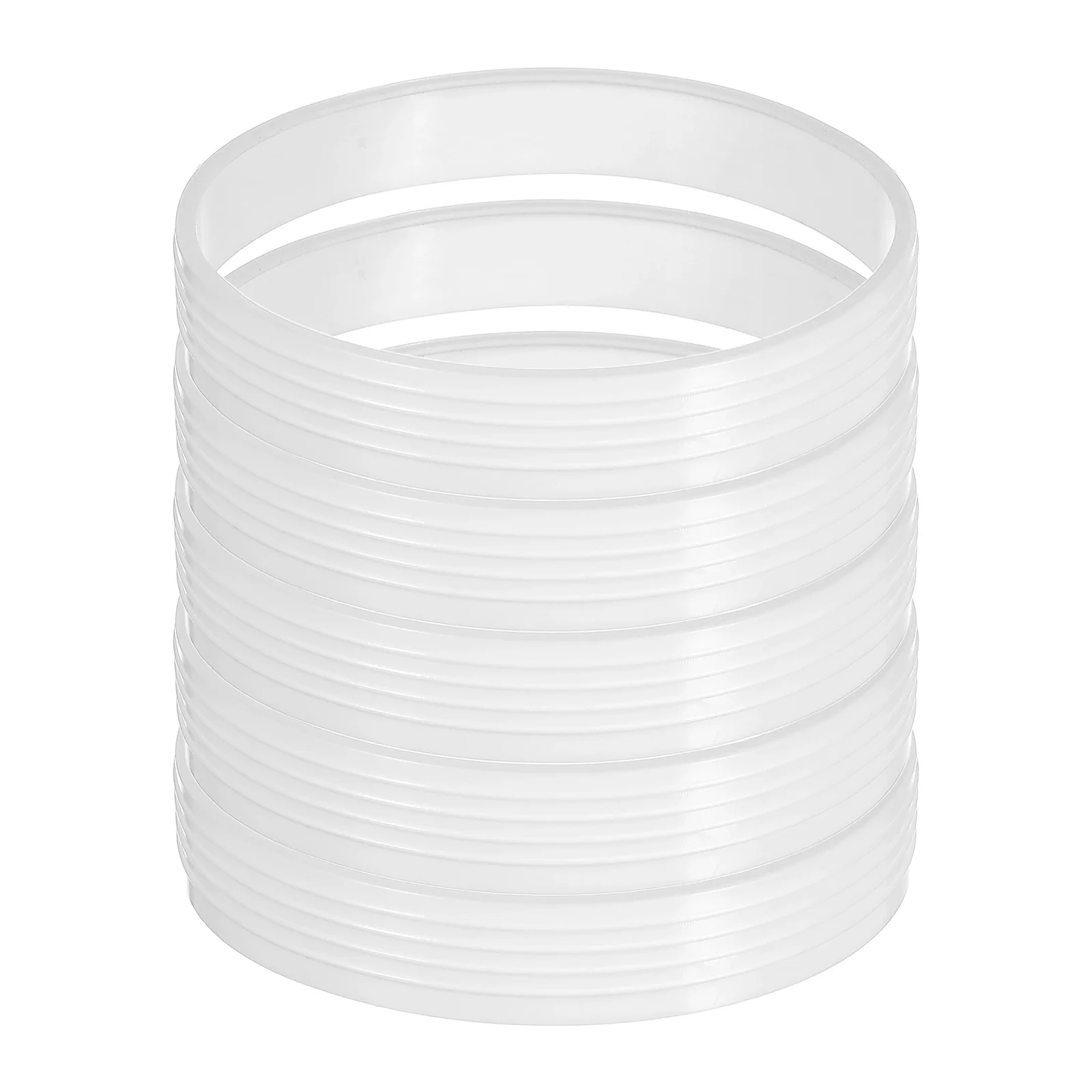 

5pcs Hole Cup Ring Set Plastic Protective Hole Rings For Outdoor Use Lightweight Durable Pp Material Enhanced Visibility