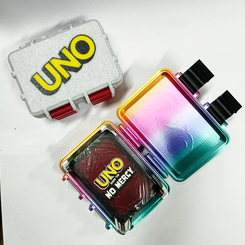 UNO Card 3D Printing Box Card Storage Box uno Game Card Storage Box Business Card ID Storage Box Storage Bag Exquisite Storage