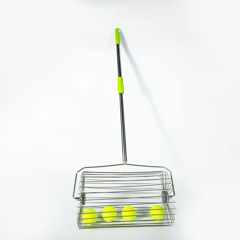 

Adjustable Padel Ball Roller Ball Picker Pick up Tennis 60pcs Balls Capacity Tennis Ball Roller Pickups