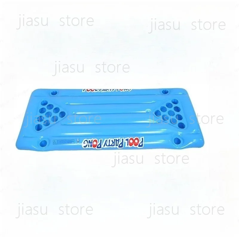 Inflatable Beer Pong Table Game with Floating Raft, Water Pool Party Entertainment & Ice Tank