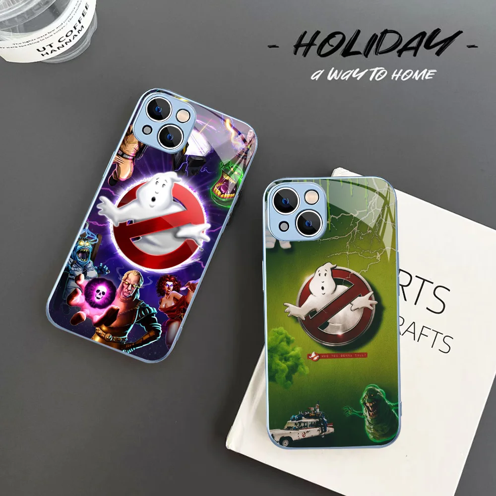 Movie-G-Ghostbusters Phone Case For IPhone 14 13 12 Mini 11 Pro XS Max X XR 14 Plus Tempered Glass Cover