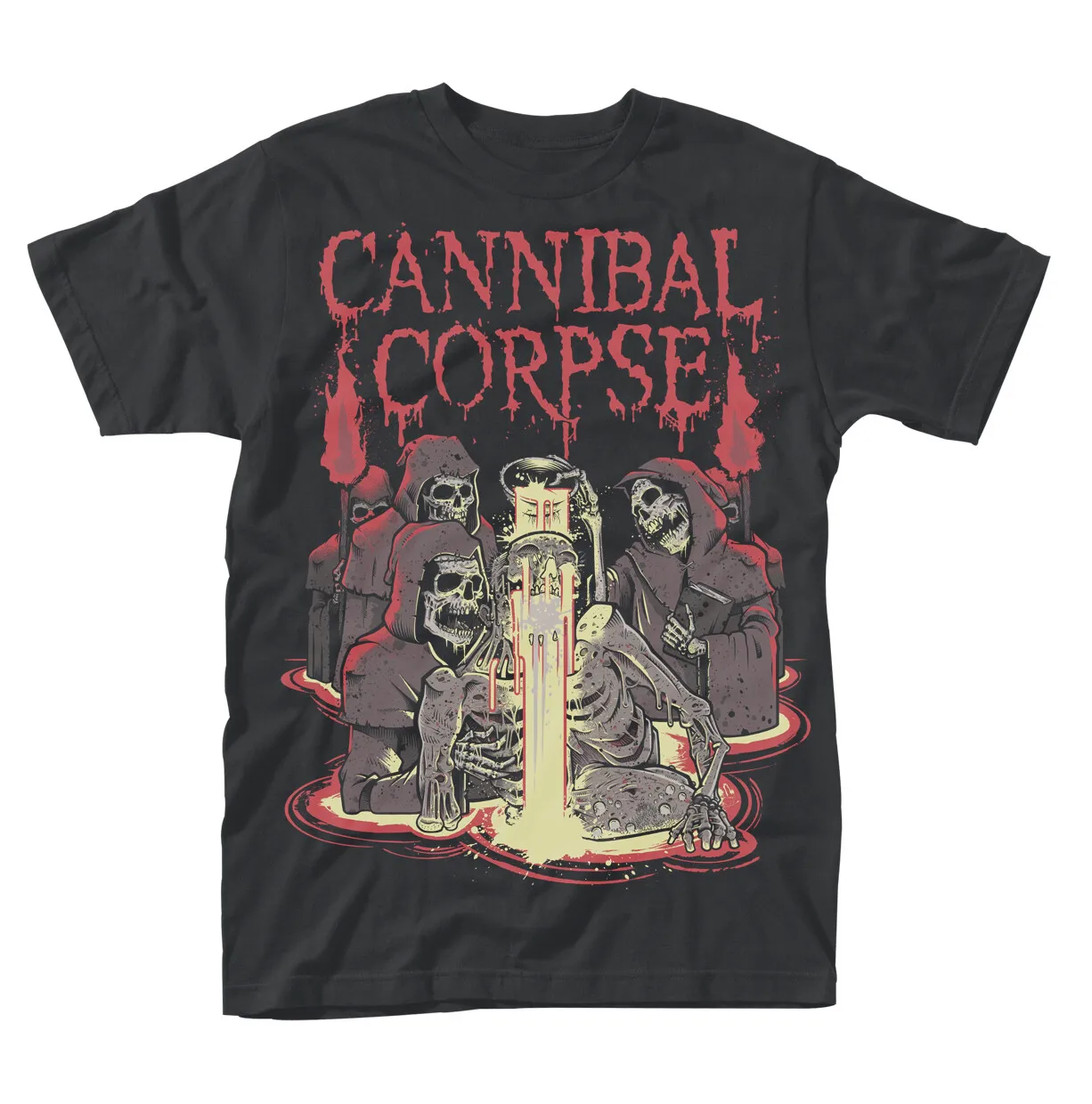 Cannibal Corpse Face Dissolver Death metal Officiële Футболка для mannen Cannibal Corpse Face Dissolver Death metal Officiële Футболка для mannen