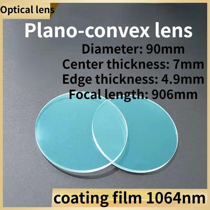 

Диаметр 90 мм, фокусное расстояние 906 мм, плоско-выпуклое покрытие линзы 1064 нм, ахроматическая визуализирующая линза, объектив, фокусирующая линза