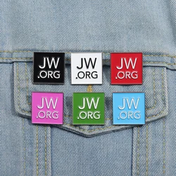 JW.ORG Enamel Pins Custom Jesus Brooches Lapel Badges Cartoon Colorful Simple Jewelry Gift for Kids Friends