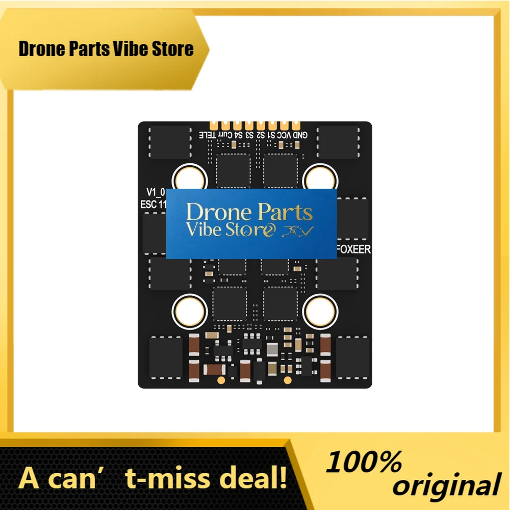 

DronePFoxeer Reaper F4 Slim Min 60A 4in1 ESC BLHeli32 3-8S 128K 20x20mm,for FPV Racing Freestyle Drone DIY Accessories