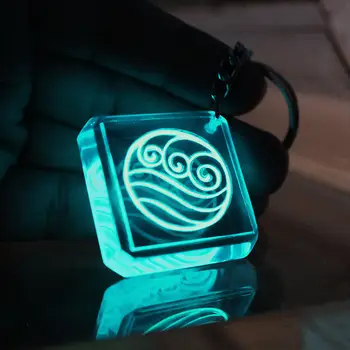 Přívěsek na klíče Poslední vládce větru Dárky pro chlapce a dívky Děti Klíčenky s avatarem Gow In the Dark 6 nejlepší prodej Klávesnice Avatar: The Last Airbender - №1