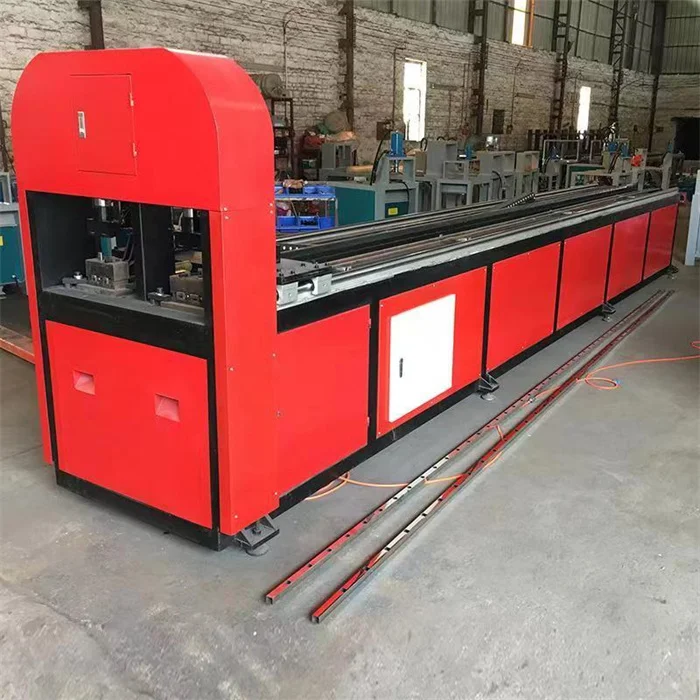 Stainless Steel Pipe CNC Punch Device Dedicated 6 Meters Hydraulic Punching Hine With Cutting