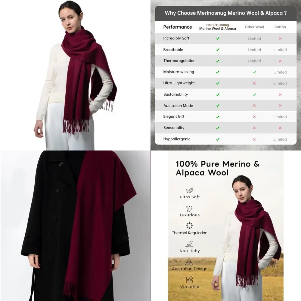 

Роскошная шаль из мериносовой шерсти и смеси альпаки, мягкая накидка из кашемира для женщин, большой дорожный шарф, идеальный вариант подарка