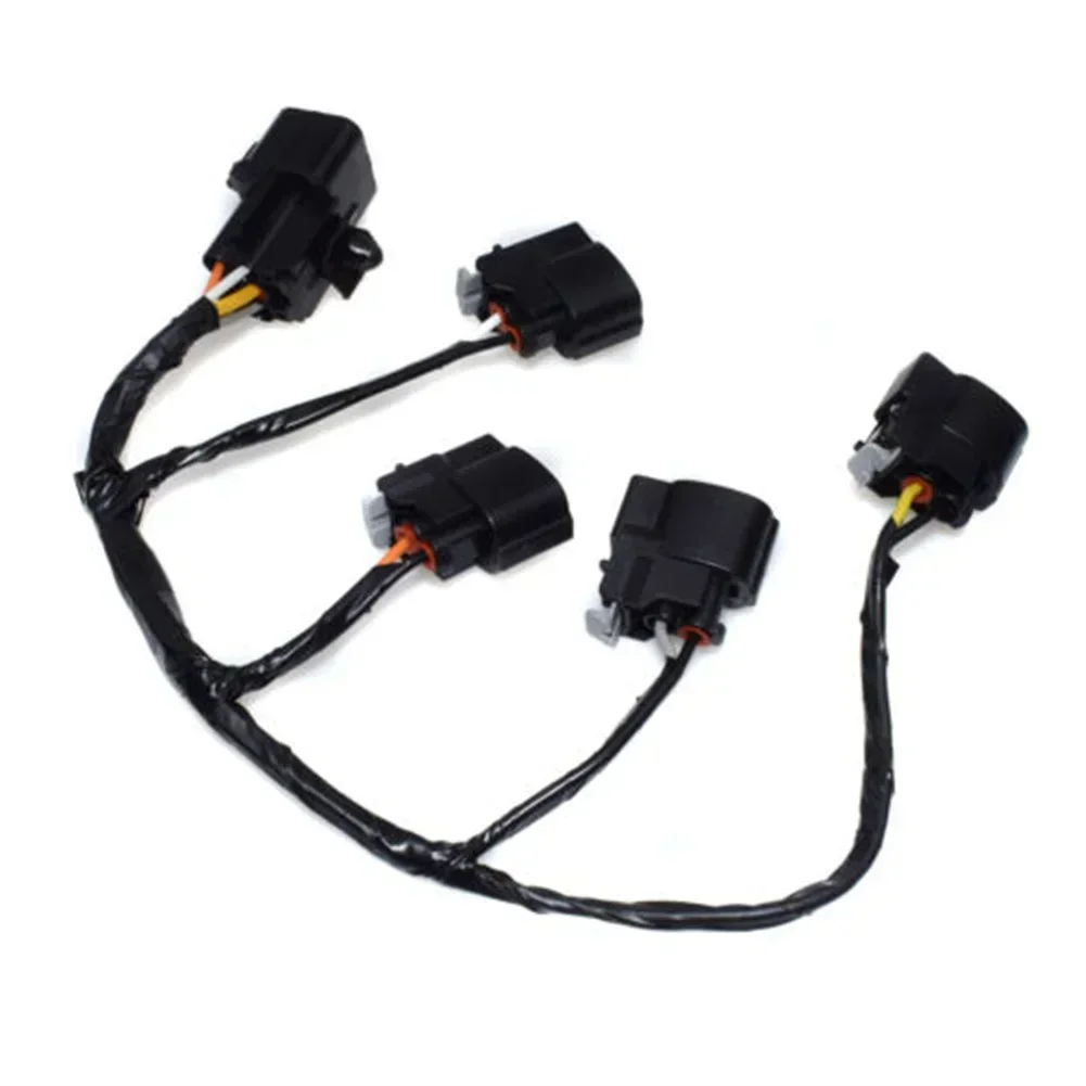 1pc Black Car Ignition Coil Wire Harness Plug ABS 273502B000 For Kia Soul 2012-2014 1.6L For Hyundai Veloster 2012-2014 1.6L