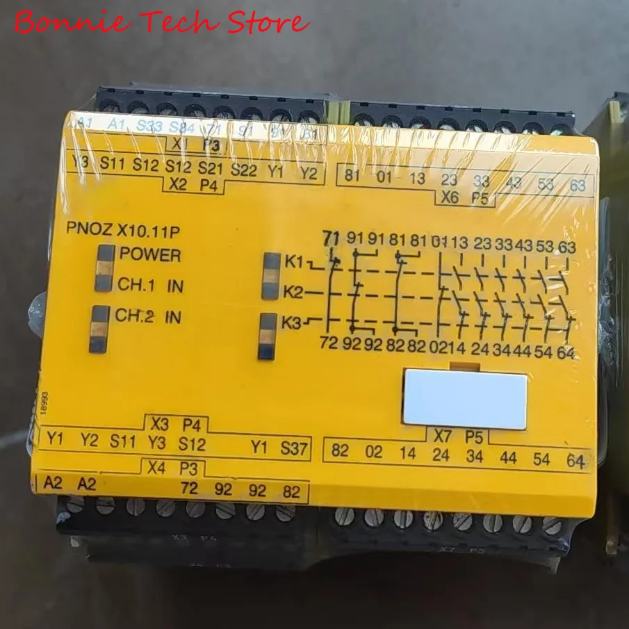 

777750 for PILZ Safety relay (standalone), PNOZ X10.11P 24VDC 6n/o 4n/c 6LED