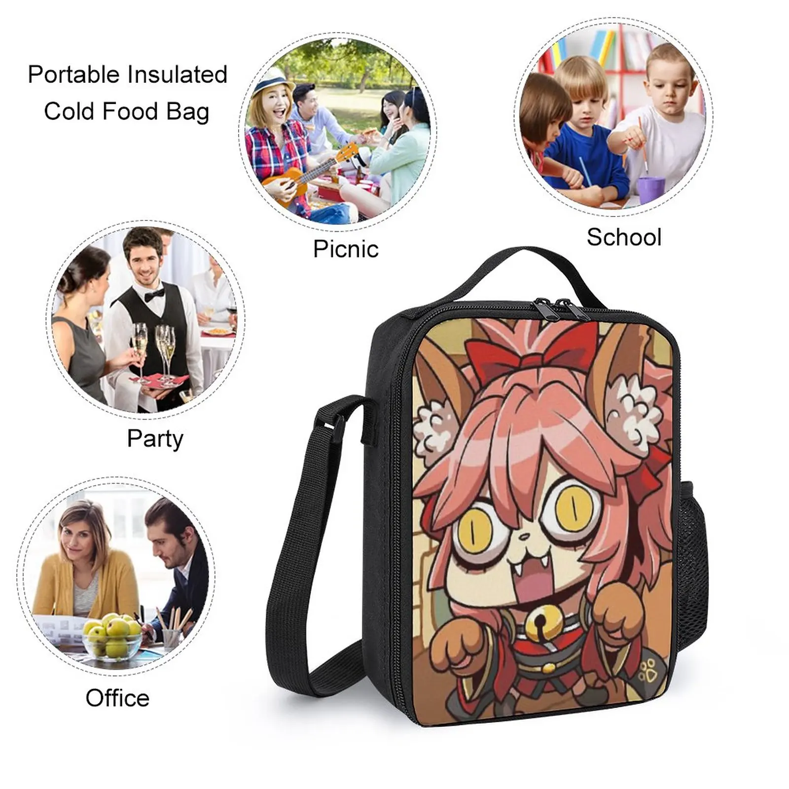 Fategrandorder Fate 3 in 1 Set 17 Inch Backpack Lunch Bag Pen Bag  Secure Infantry Pack Cosy Sports Activities Creative