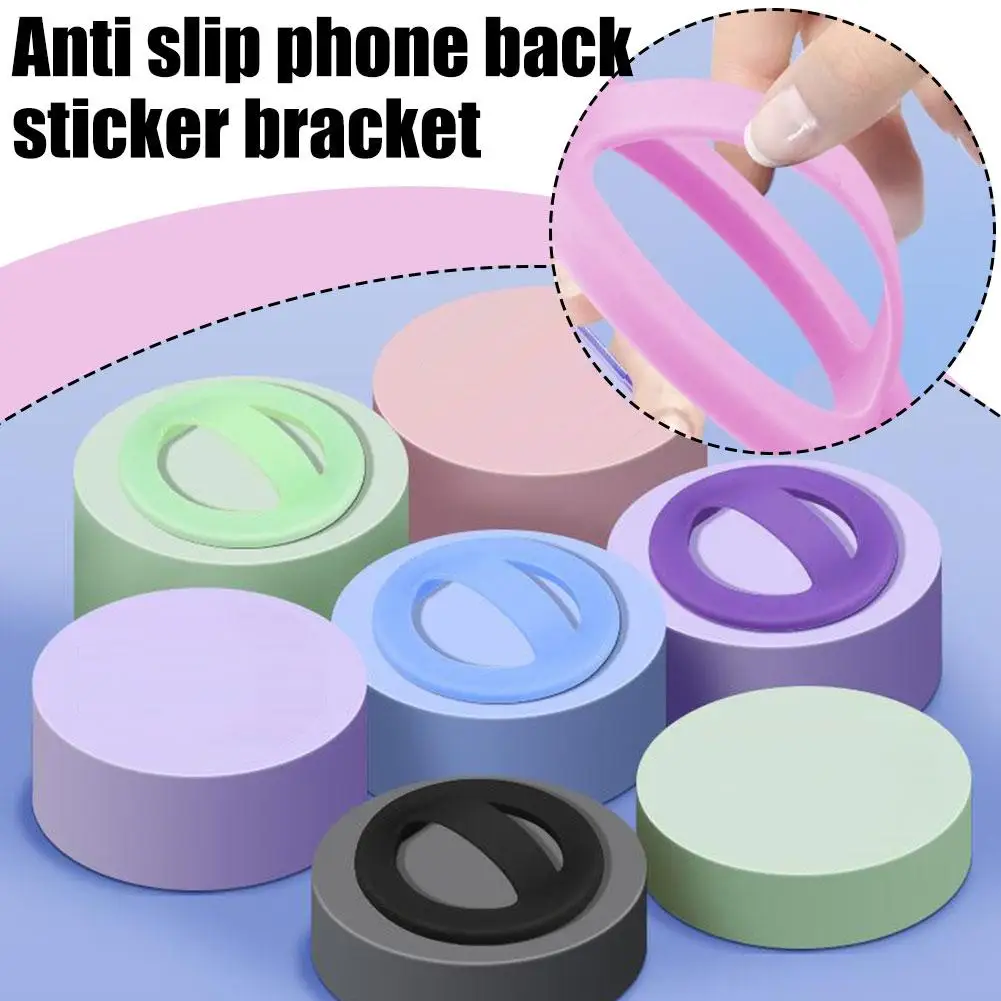 Красочный держатель для телефона, магнитная подставка, силиконовая магнитная ручка для телефона, подставка для iPhone, подставка X7W1