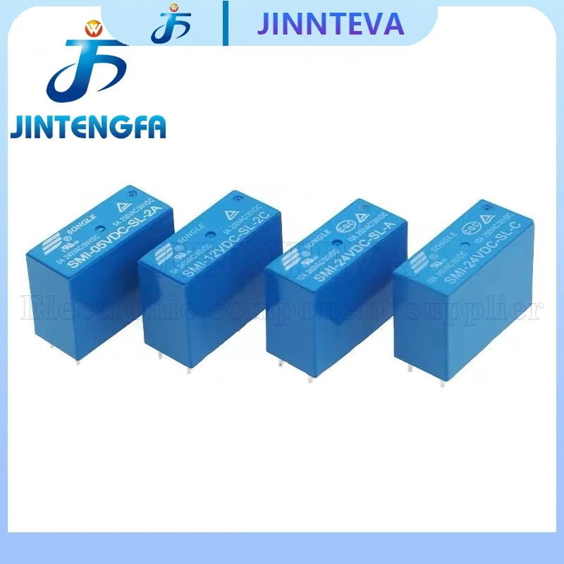 5PCS/Lot Relay 4/5/8Pin SMI-05VDC-SL-A SMI-12VDC-SL-A SMI-24VDC-SL-A SMI-05V 12V 24V DC-SL-C SMI-05V 12V 24V DC-SL-2C Power