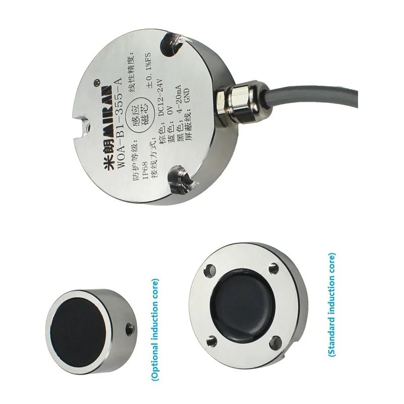 NewMIRAN Hall Angle Sensor WOA-B1 Non-contact 0-360 Degree Angular Transducer Output 4-20mA