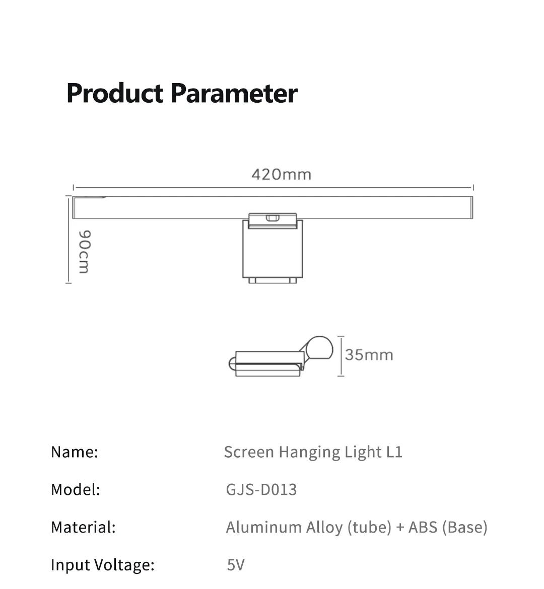 Youpin LYMAX Schreibtischlampe Bildschirmleuchte Hängelampe Augenschutz PC Computer Monitor Lichtleiste Kabellose Fernbedienung – Detail 19