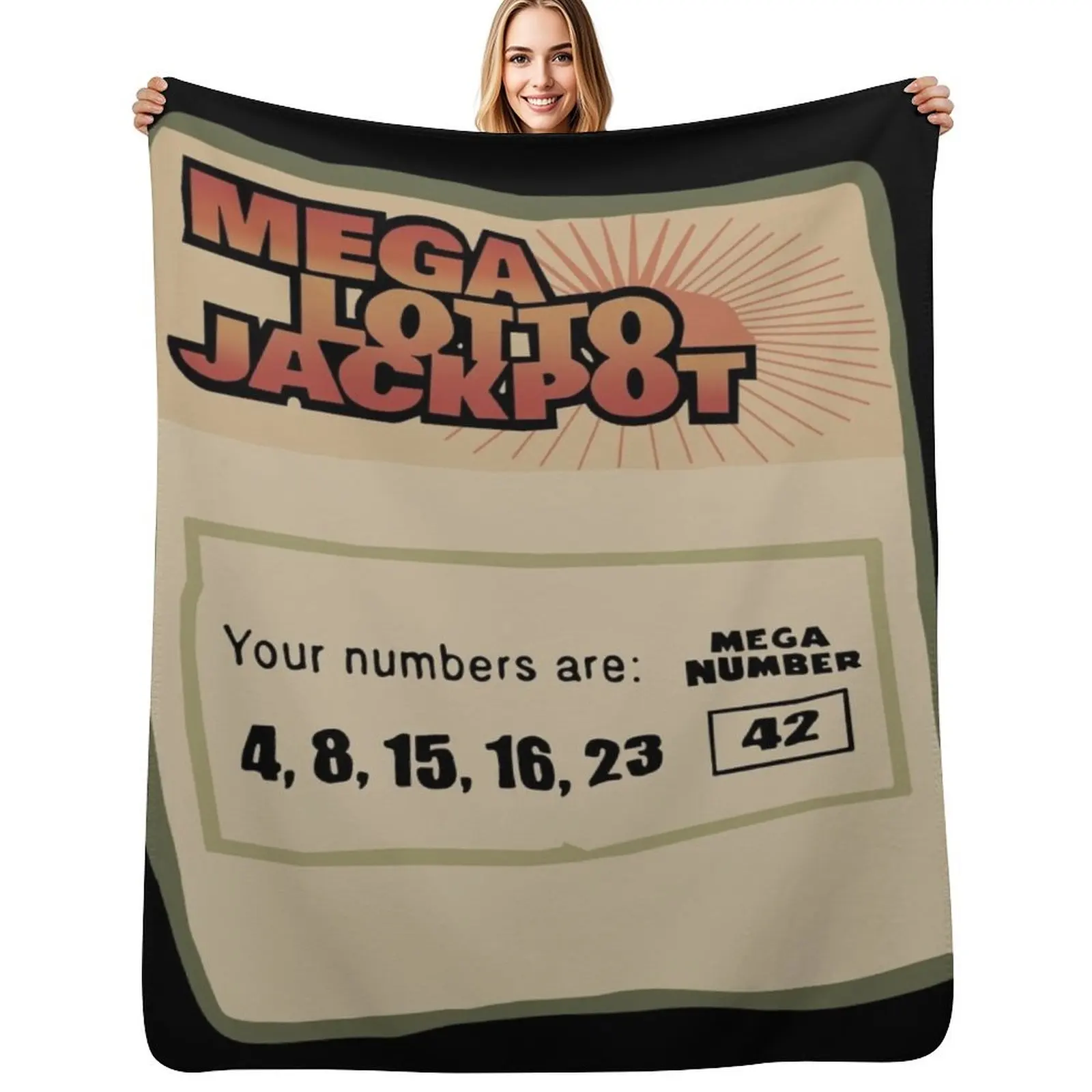 Lost Lottery Ticket Throw Blanket Year Round Soft Comfortable Blanket for Home