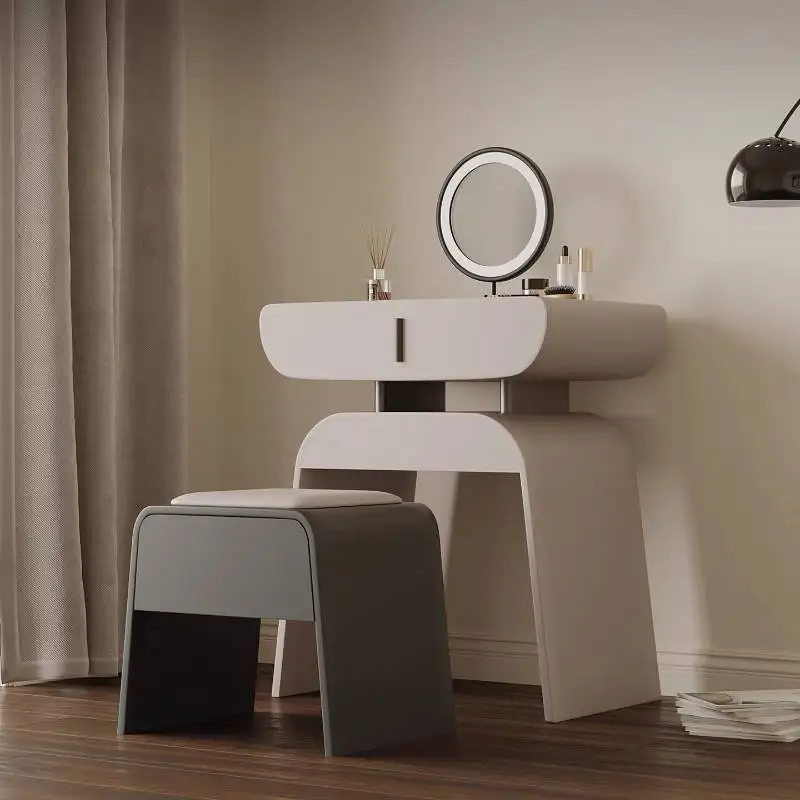 

Space Mirror Vanity Desk Drawers Storage Compact Dressing Bedroom Vanity Desk Organizer Bedside Schminktisch Furniture For Home