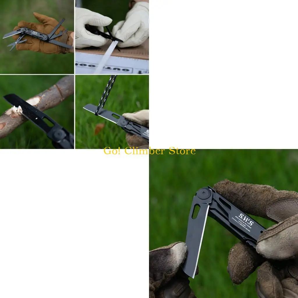 

Q84C Steel Small Cutter Scissors Hacksaw with 16 Functions Suitable for Traveler