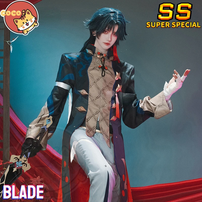 Blade Cosplay Costume Honkai Star Rail Destiny's Slave Blade Costume Honkai Star Rail Blade and Cosplay Wig CoCos-SS Halloween