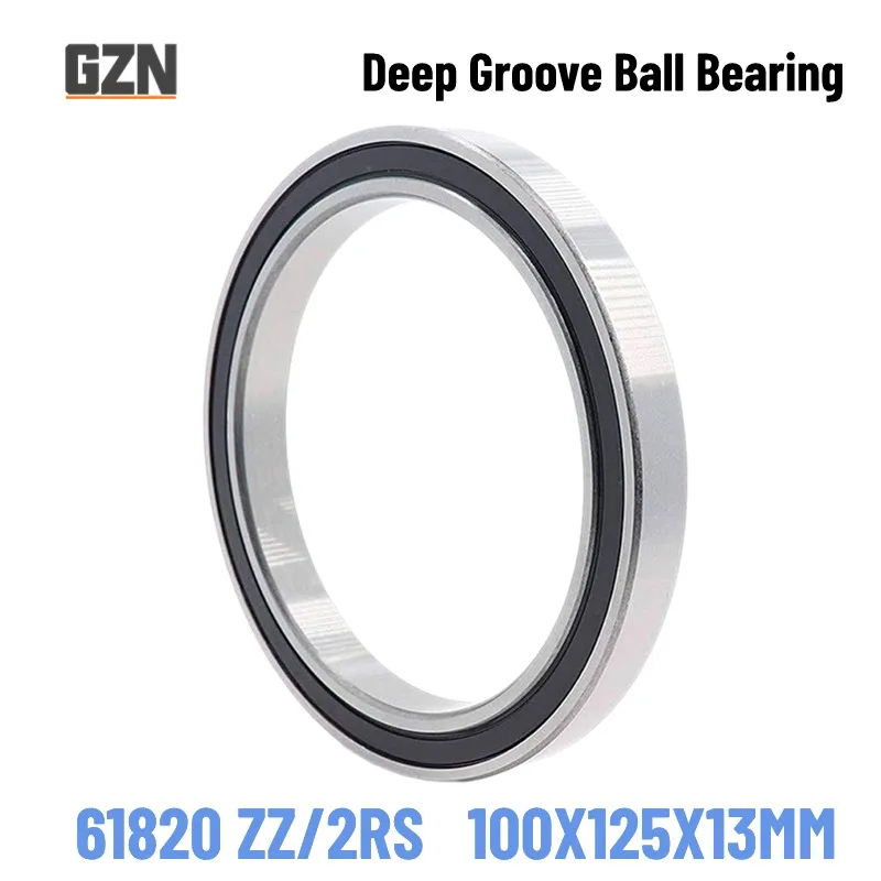 

1PCS High Quality 61820ZZ 61820-2RS 100X125X13MM Thin-wall Deep Groove Ball Bearings Bearing Steel Rubber Seal Metal Seal