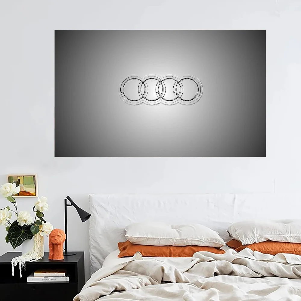 A-audi Logo Garden Flag to Hang Outdoor Decor Decorative Flags for Rooms Garage Decoration Flags and Banners Home Decorations