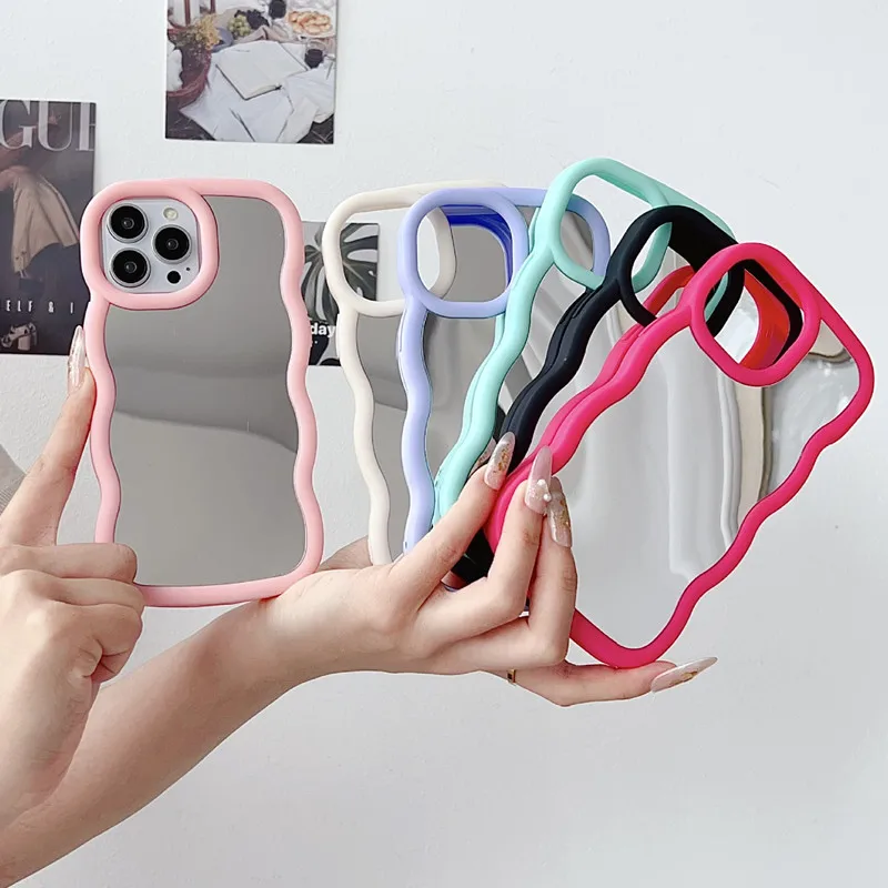 Candy Mirror Phone Case on For Samsung Galaxy A52 A72 A51 A05 A11 A21S A31 A32 A12 A13 A23 A10 A50 A30 Soft Silicone Jelly Cover