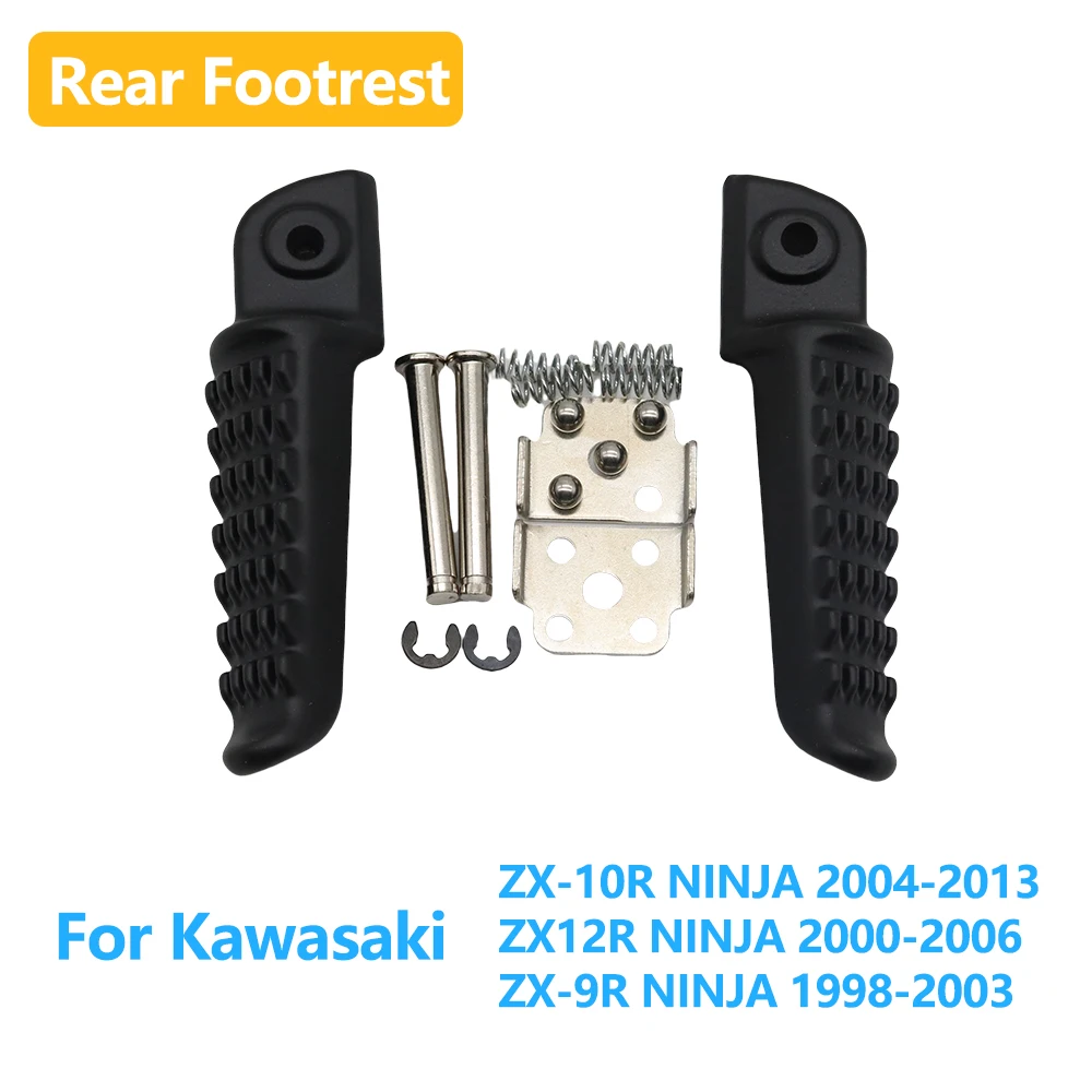 

Motorcycle Foot Rest Rear Footrest Foot Pegs Pedal Bracket For Kawasaki NINJA ZX10R ZX12R ZX9R ZX 9R 10R 12R ZX-10R ZX-12R ZX-9R