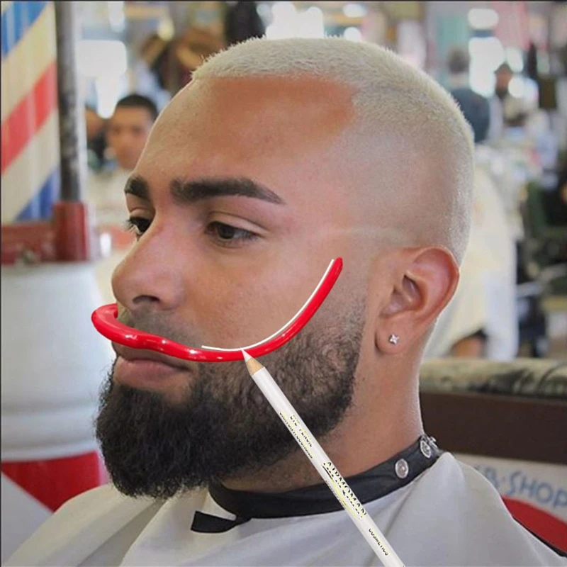 Guide traçage l'outil mise en forme barbe, pour gamme tondeuse à barbe