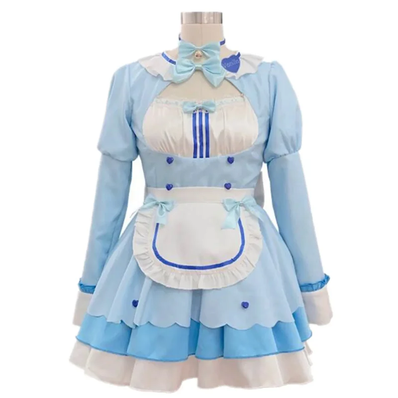 

Chocola/Vanilla Cosplay NEKOPARA Maid Dress Halloween Costumes Anime Chocola Maid Outfit Cosplay Perfect Custom for You!