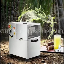 Commercial Sugar Cane Machine Four-Roll Table Stainless Steel Food Processor High Juice Rate Sugar Cane Juicing Price Machine