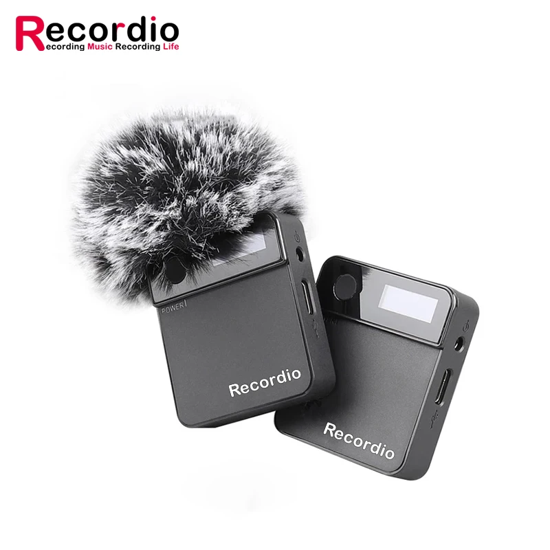 

GAW-810 Recordio Wireless Go 2 Mini wireless Lavalier Microphone Kit For Vlogger Photo Video Audio Recording Live Interview Mic