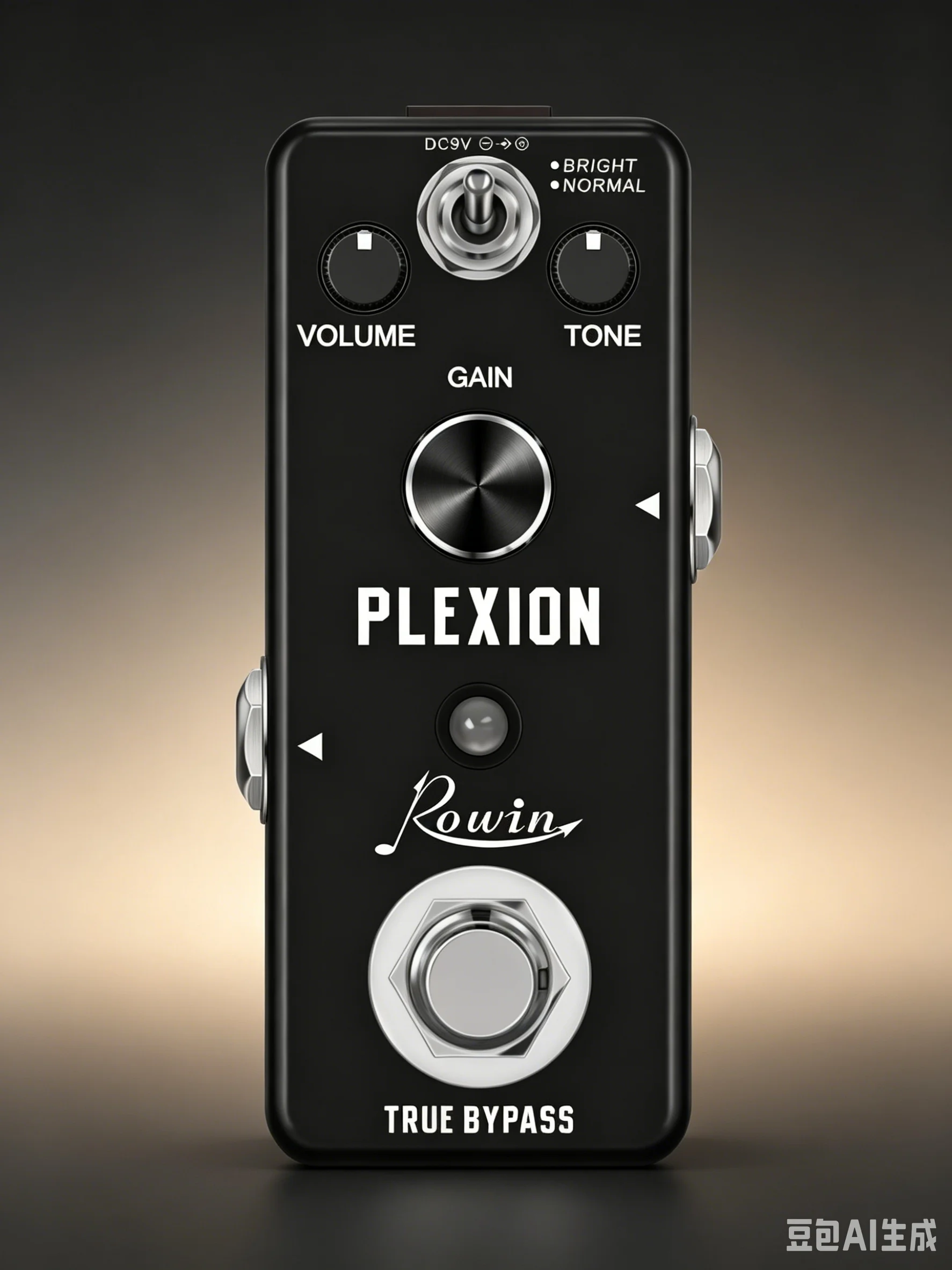 Rowin LEF-324 Plexion Plexi Distortion Pedal Dual Bright/Normal Mode True Bypass Mini Metal Guitar Effect - view 4