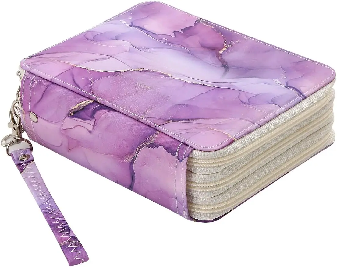 

72-Slot Colored Pencil Case Organizer with Zipper, Portable for Artists
