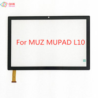 Black 10.1inch For MUZ MUPAD L10 Tablet Capacitive Touch Screen Digitizer Sensor External Glass Panel MUZ L10