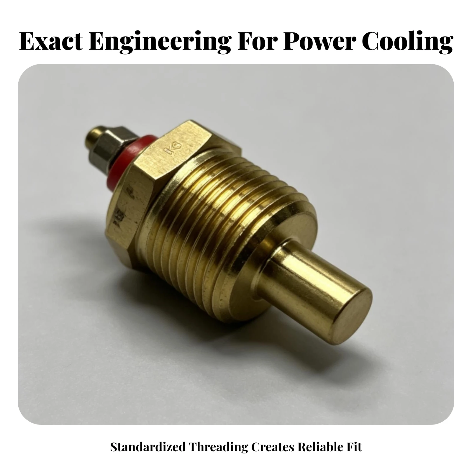 Water Temperature Sensor Direct Replacement Coolant Temperature Sensor Threaded Accurate for Mechanics