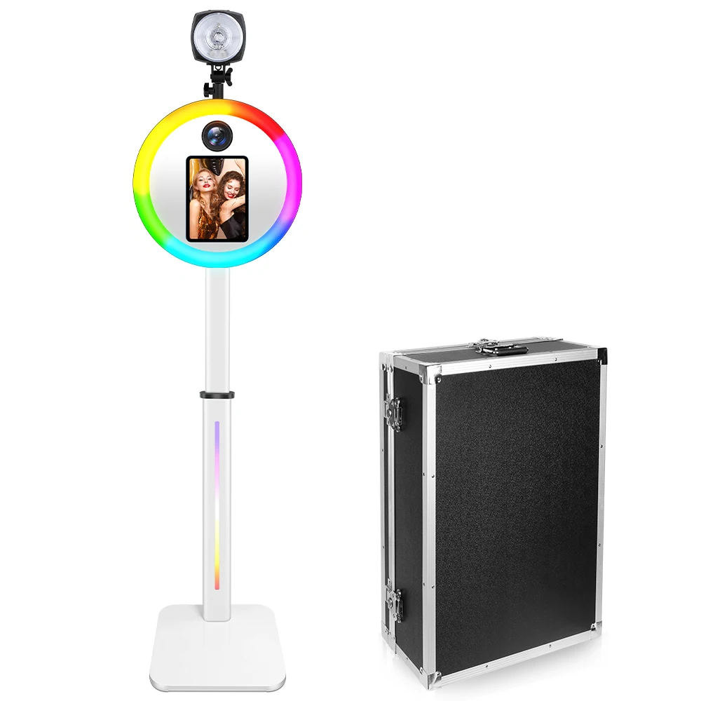 

Adjustable Height DSLR Photo Booth Machines For iPad Pad and Canon Nikon Cameras Weddings Events Dslr Photobooth Selfie Machine