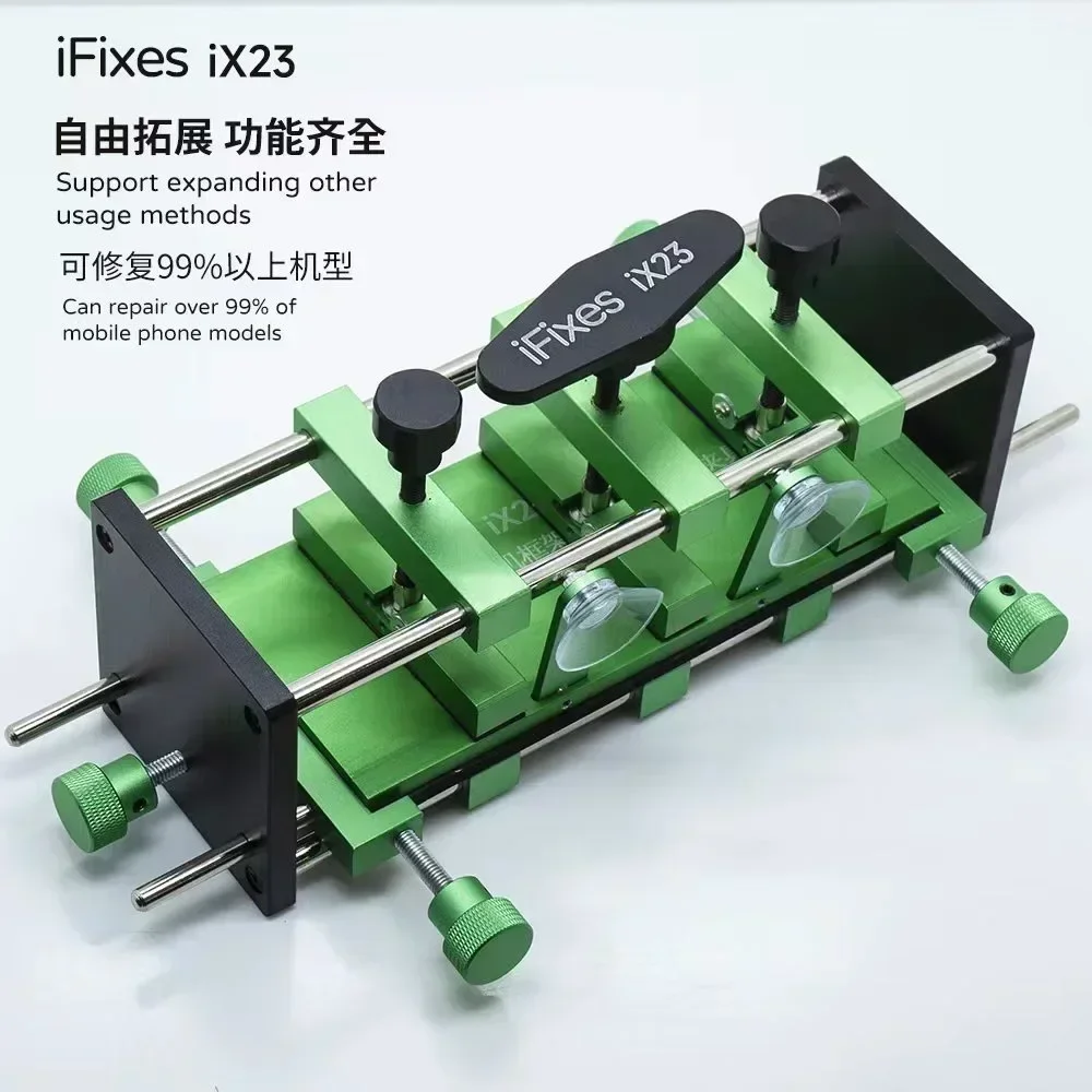 IFIXES IX23 3-IN-1 الإطار قذيفة تشوه تصحيح جهاز تركيبات الهاتف شاشة LCD الضغط المشبك الغطاء الخلفي إزالة إصلاح