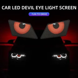 Pannello display a LED con occhi lampeggianti 12V Eagle Eyes Schermo Winking APP Insegna display a occhiello a LED programmabile per schermo borsa zaino per auto