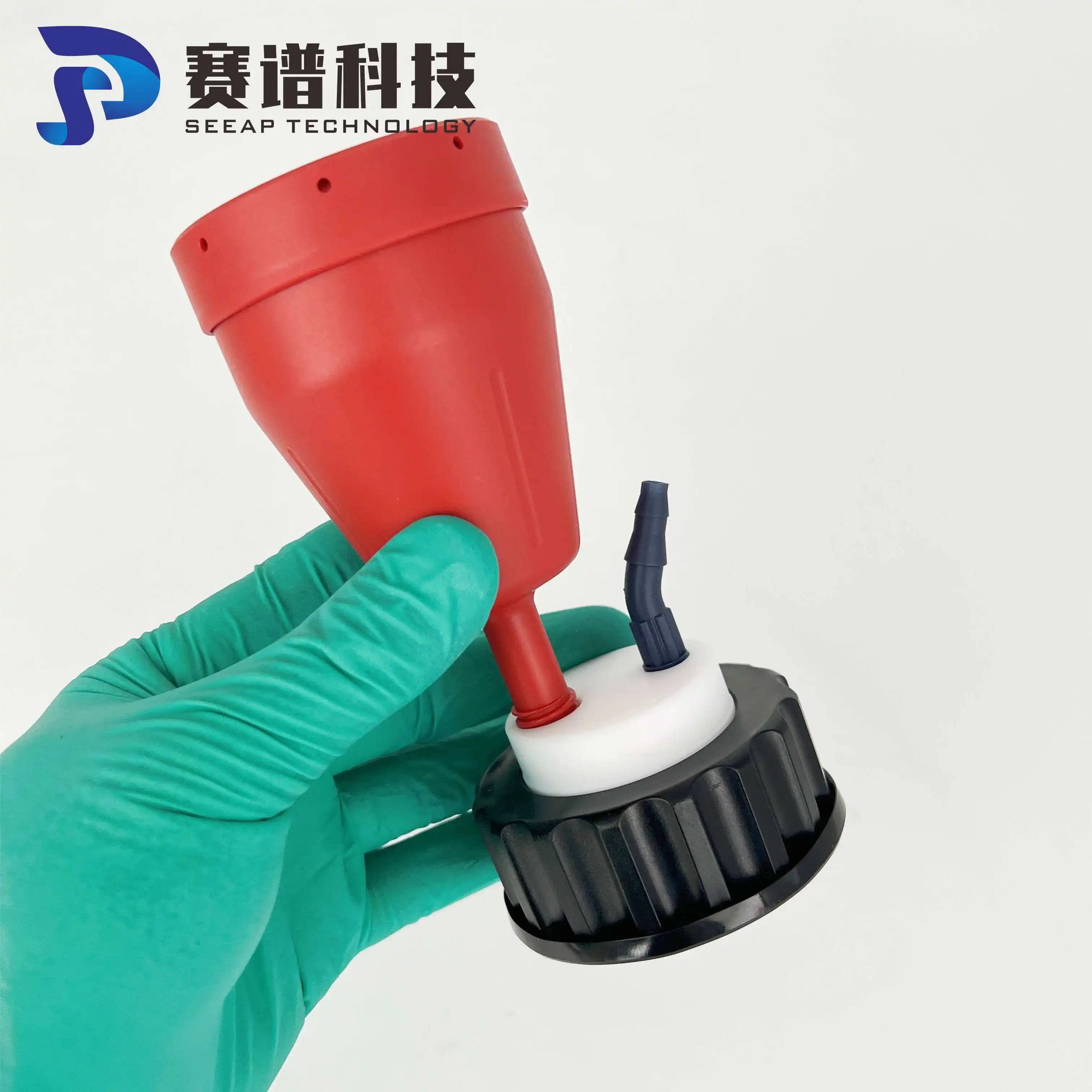 

Laboratory waste liquid tank with activated carbon filter HPLC mobile phase waste liquid device S60 safety cover