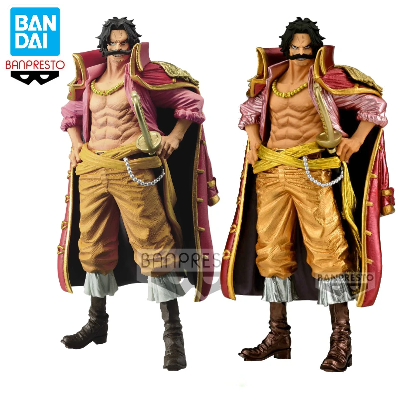 In Stock BANDAI BANPRESTO KOA King of Artist One Piece Gol·D·Roger Anime Action Figure Toy Gift Model Collection Hobby