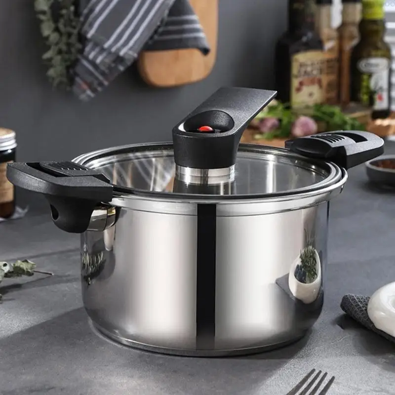 

23GA Premium 304 Stainless Steel Multifunctional Pressure Pot 3.6/5.4L For Soups Stews And Family Dining