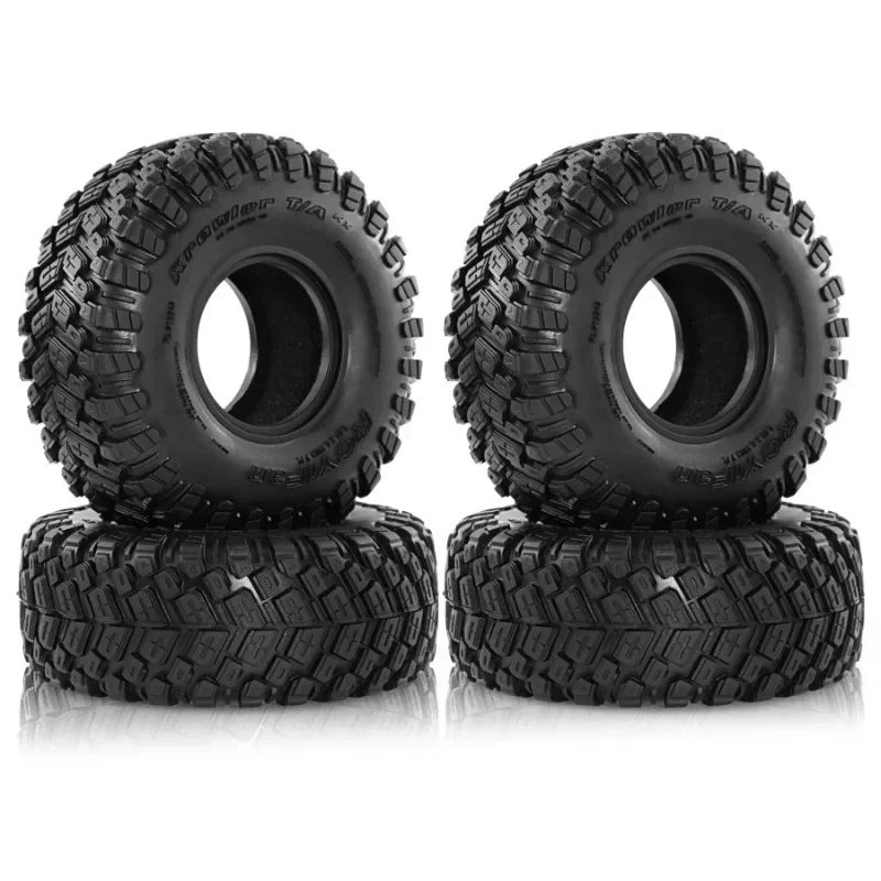 

4PCS 1.9" Rubber Voodoo KLR Wheel Tires 116*45mm for 1:10 RC Crawler Axial SCX10 D90 TF2 MST Tamiya