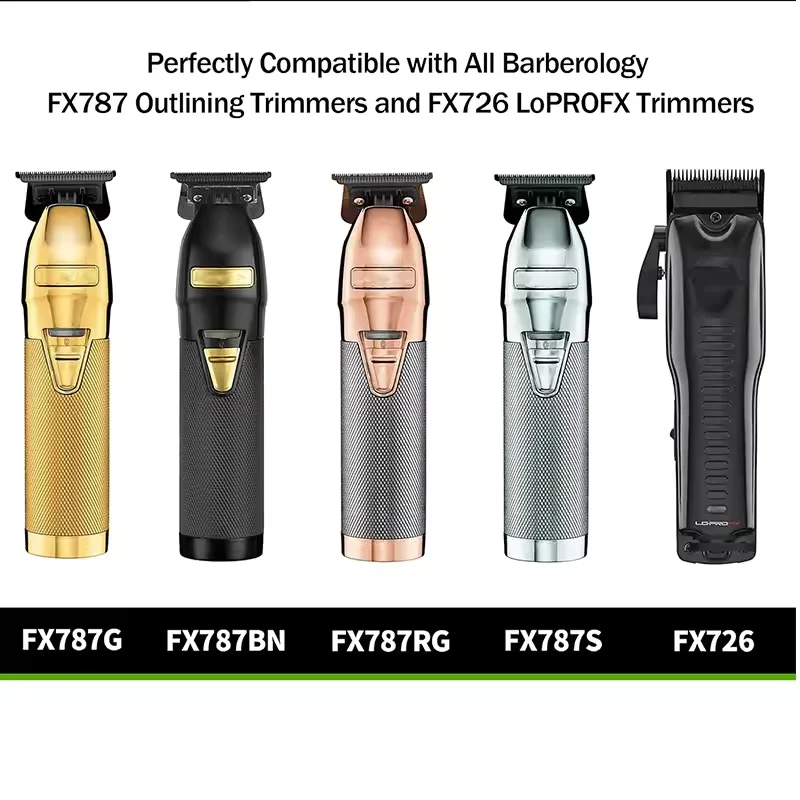 FX707Z Professionelle Klinge, kompatibel mit Babyliss Trimmer-Klinge, passend für BaByliss PRO Haarschneider FX787 & FX726, Gold – Detail 5