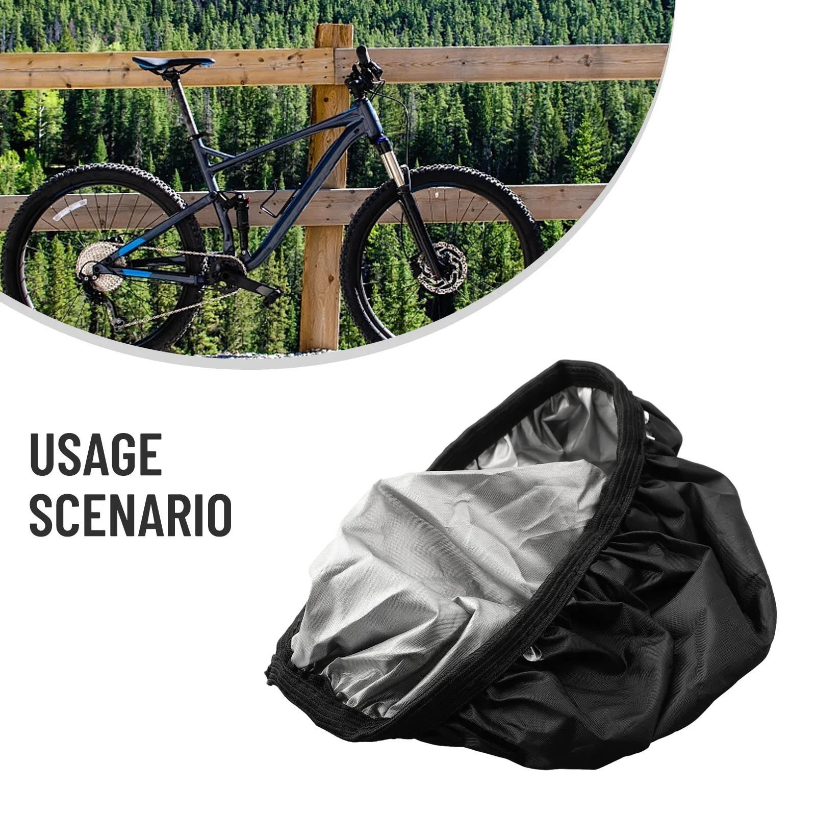 Waterproof Bike Seat Cover Bicycle Saddle Waterproof Cloth Cushion Protector Outdoor Biking Guard Elastic Rain Cover